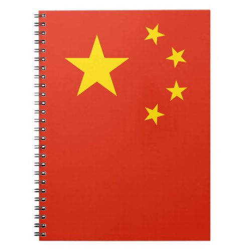 Chinese Flag China Notebook