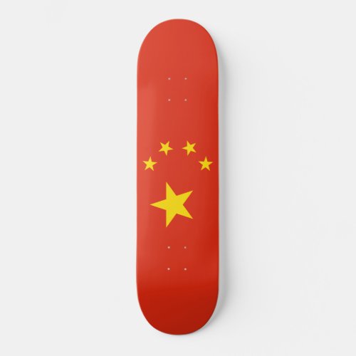 Chinese Flag China Skateboard