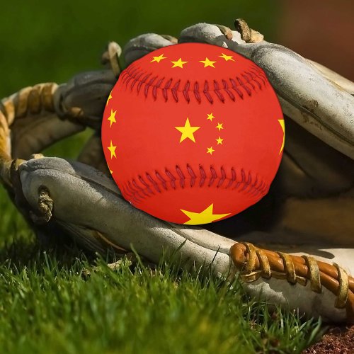 Chinese Flag  China sports  Baseball Balls