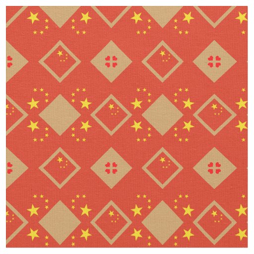 Chinese Flag & China Trendy Fabric fashion