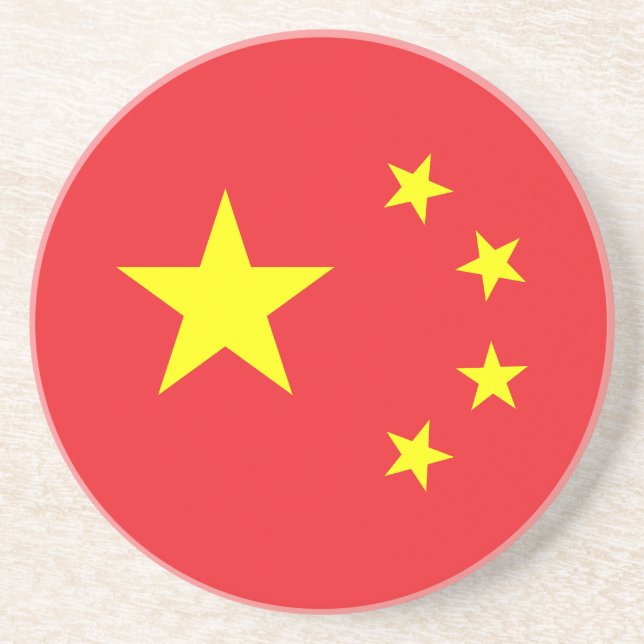 Chinese Flag Coaster (Front)