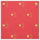 Chinese Flag Fabric