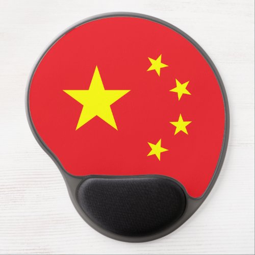 Chinese Flag Gel Mouse Pad