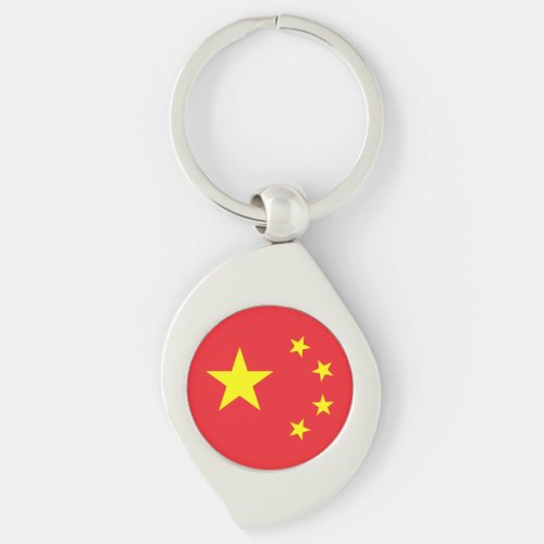 Chinese Flag Keychain