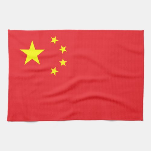 Chinese Flag Kitchen Towel