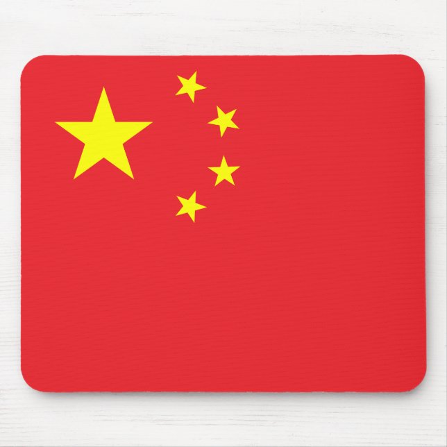 Chinese Flag Mouse Pad (Front)