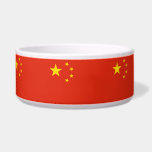 Chinese Flag Pet Bowl<br><div class="desc">Awesome Pet Bowl with Flag of China. This product its customizable.</div>