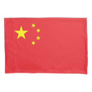 Chinese Flag Pillow Case