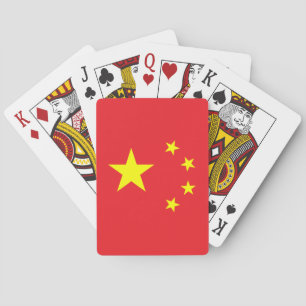 Chinese Flag Poker Cards