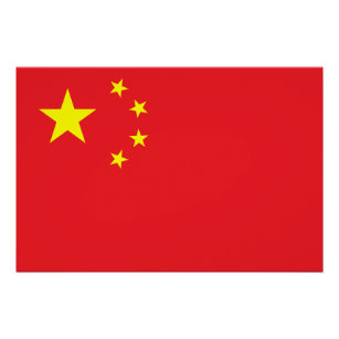 Chinese Flag Poster