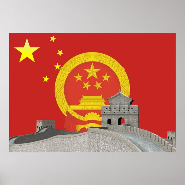 Chinese flag poster (Front)