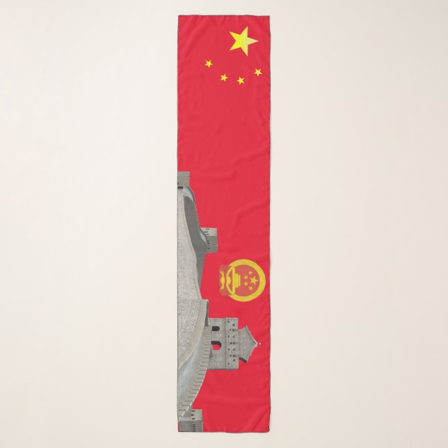 Chinese flag scarf (Front)