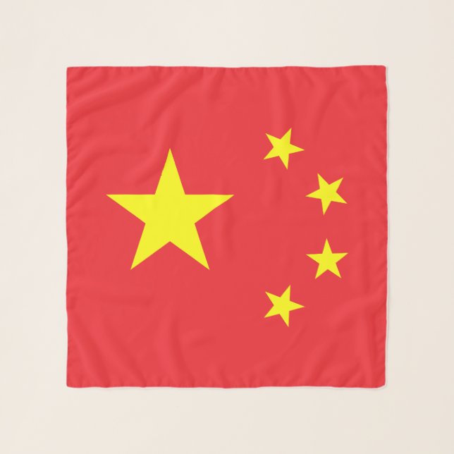 Chinese Flag Scarf (Front)