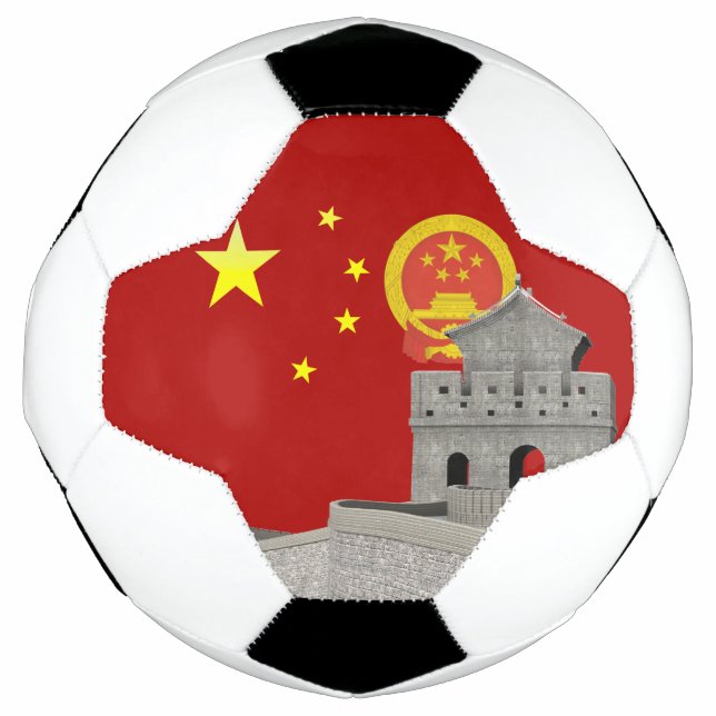Chinese flag soccer ball (Front)