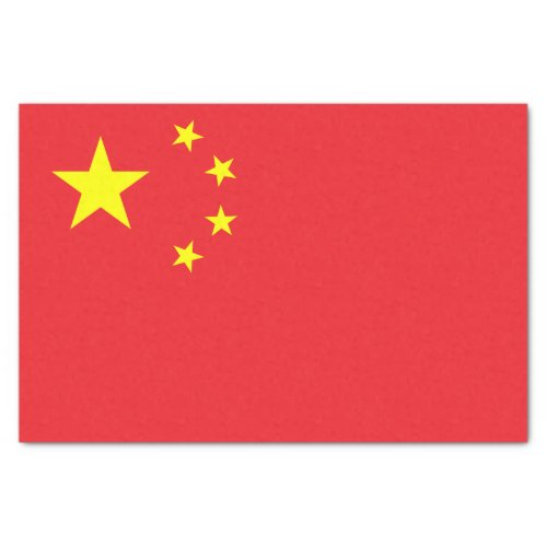 Chinese Flag Tissue Paper