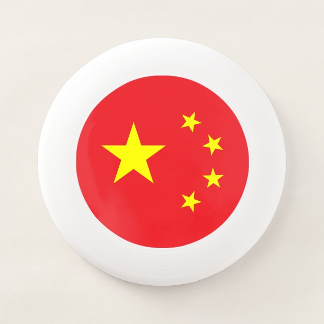 Chinese Flag Wham-O Frisbee (Front)