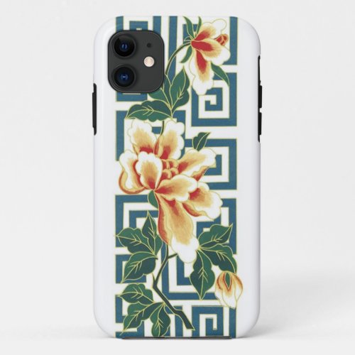 Chinese floral design iPhone 11 case