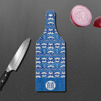 Chinese floral -double happiness cutting board