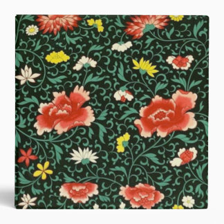 Chinese floral green album binder