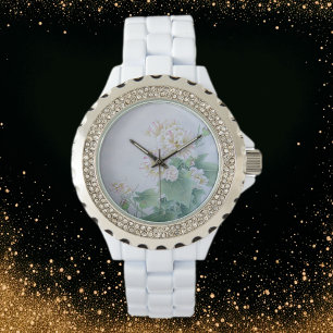 Chinese Flower with Butterfly Watch