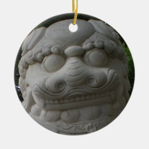 Chinese Foo Dog Ceramic Ornament