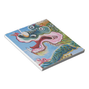 Chinese Foo Dog / Lion Guardian Mural Notepad