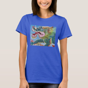 Chinese Foo Dog / Lion Guardian Mural T-Shirt