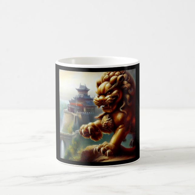 Chinese Foo Lion (12)  Coffee Mug (Center)