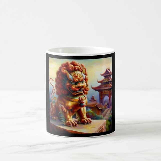 Chinese Foo Lion (13)  Coffee Mug (Center)