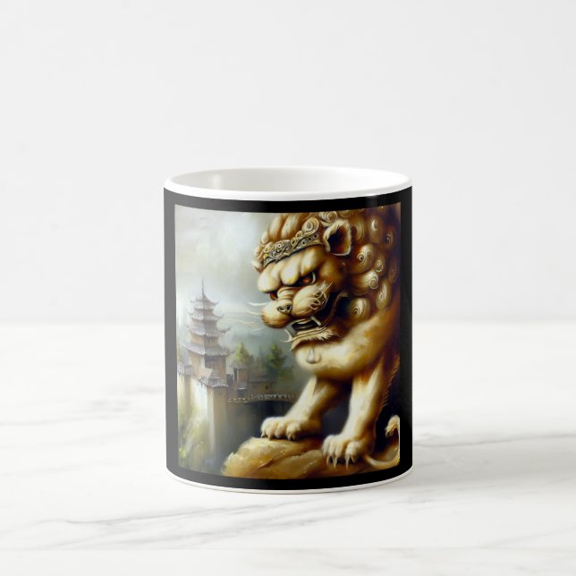 Chinese Foo Lion (19)  Coffee Mug (Center)