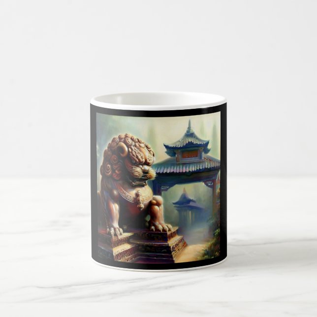 Chinese Foo Lion (22)  Coffee Mug (Center)