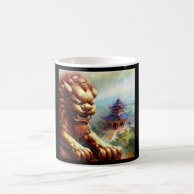 Chinese Foo Lion (27)  Coffee Mug (Center)