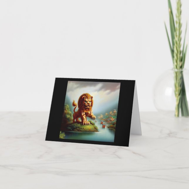 Chinese Foo Lion (35)  Card (Front)