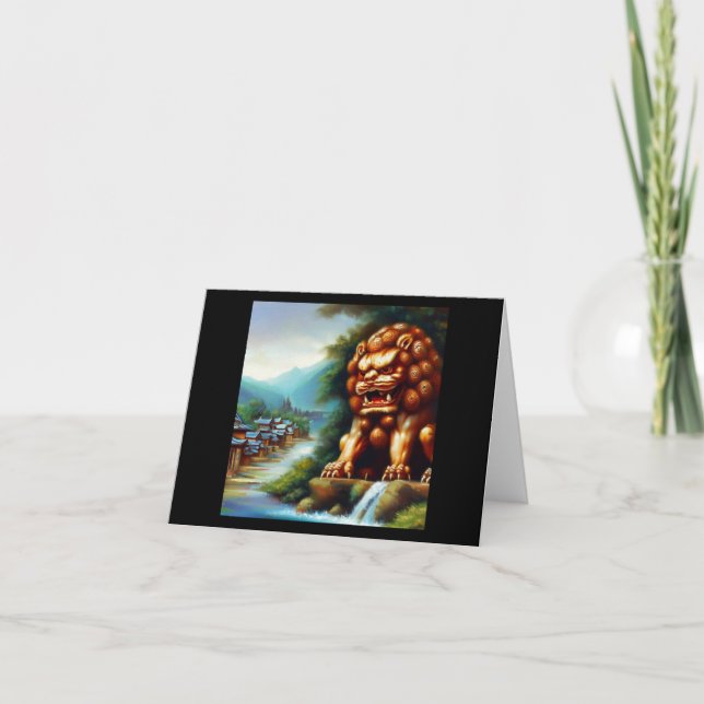 Chinese Foo Lion (36)  Card (Front)