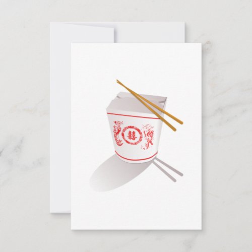 Chinese Food Personalized Announcements