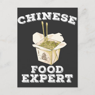 Chinese Food Expert Asian Noodle Lover Postcard