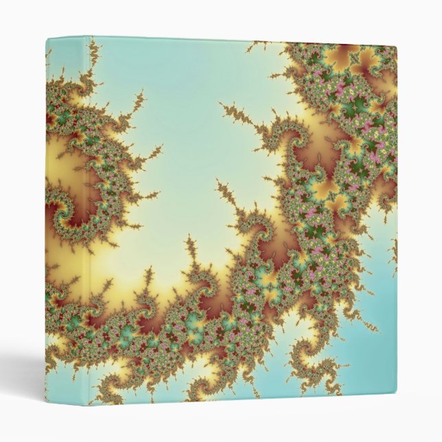 Chinese - Fractal 3 Ring Binder (Front/Spine)
