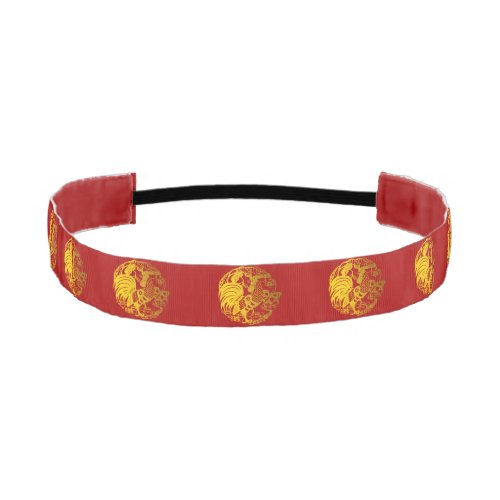 Chinese G Papercut Rooster Year 2017 Red Headband