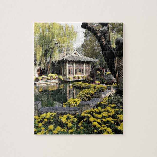 Chinese Garden Jigsaw Puzzle (Vertical)