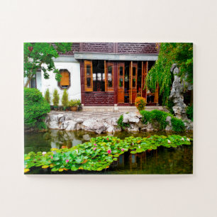 Chinese Garden Portland Oregon. Jigsaw Puzzle