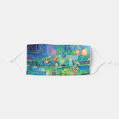 "Chinese Gardens" Adult Cloth Face Mask (Front, Folded)