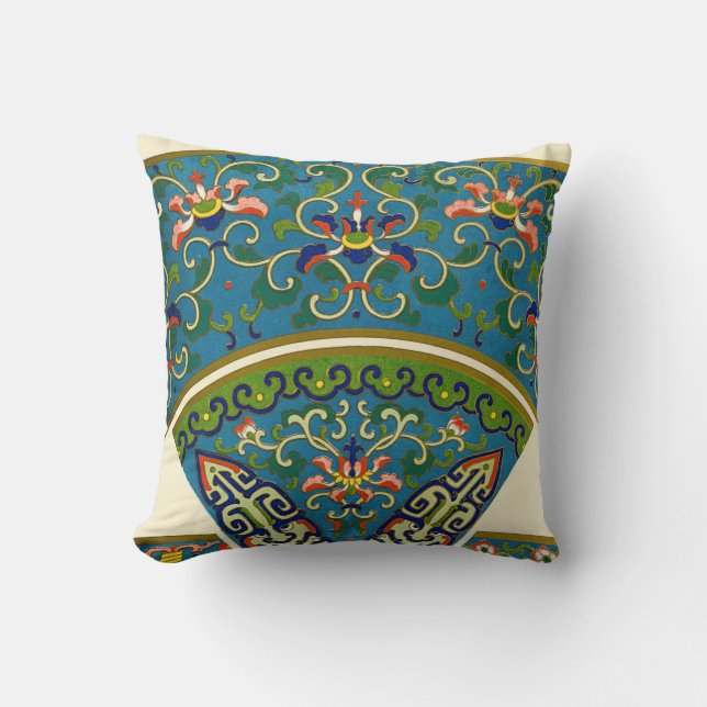 Chinese Geometric Tradional Design Cushions (Front)
