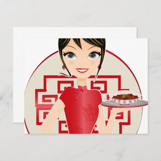 Chinese girl (Front/Back)