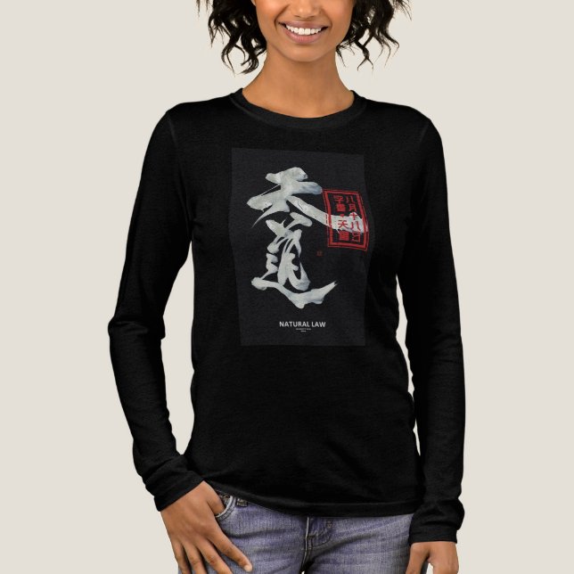 Chinese girl 🤩 Tri-Blend shirt (Front)