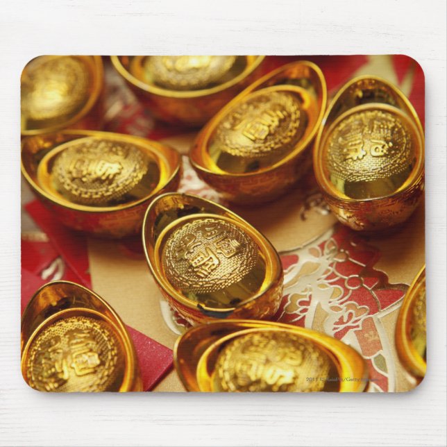 Chinese gold ingots mouse pad (Front)