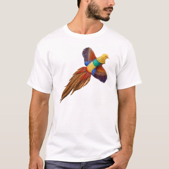 Chinese Golden Pheasant T-Shirt (Front)