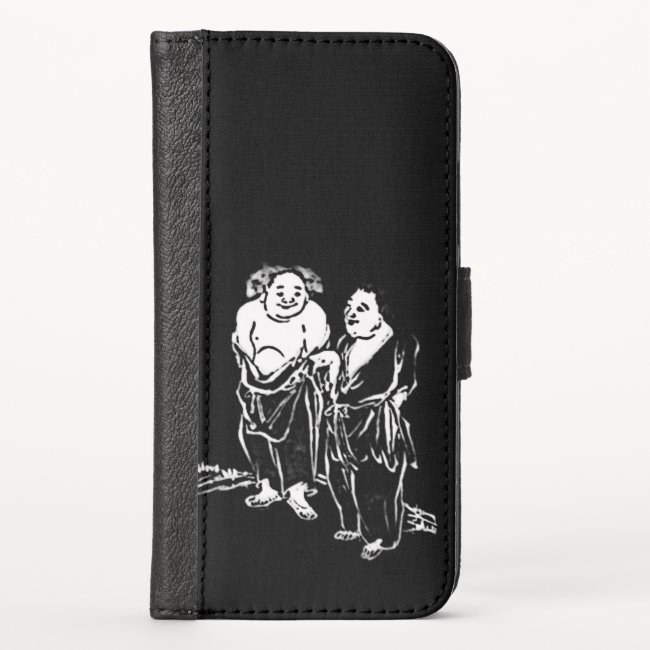Chinese Hermit Poets iPhone X Wallet Case
