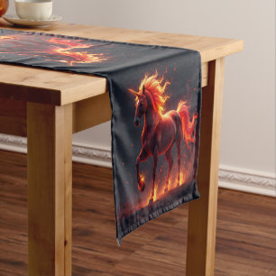 Chinese Horoscope 2026 – Fire Horse.2 Short Table Runner