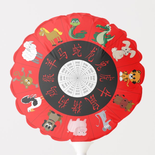Chinese Horoscope Balloon (Front)