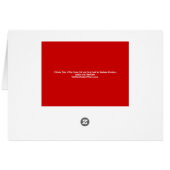 Chinese Horse Astrology Card (Back Horizontal)